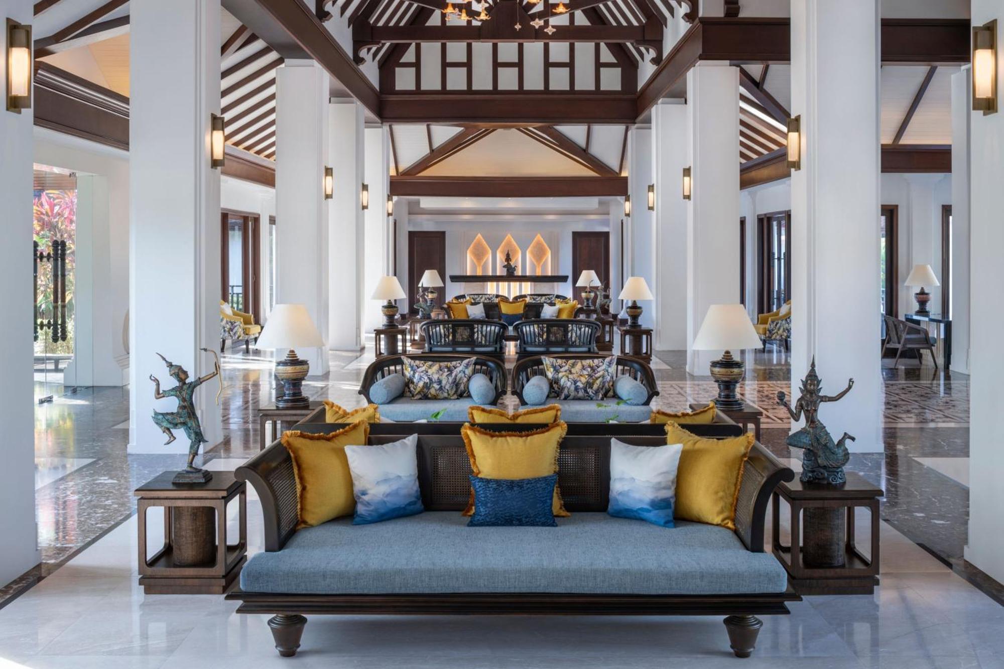Jw Marriott Khao Lak Resort And Spa Kültér fotó The lobby of the hotel